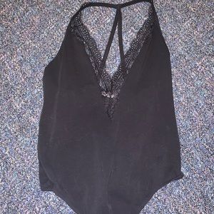 Express One Eleven Plunge Bodysuit